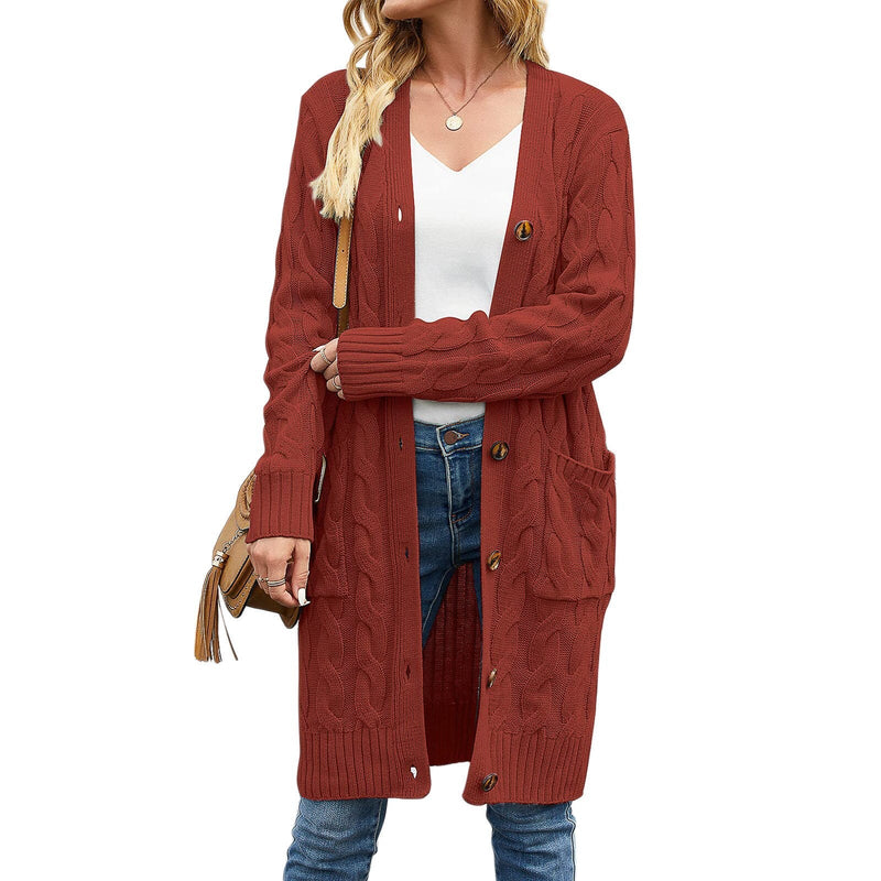 Ladies' knitted cardigan with pockets – Noelle