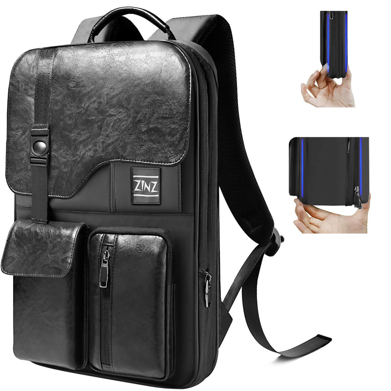 Slim Expandable Waterproof Laptop & Anti-Theft Travel Backpack