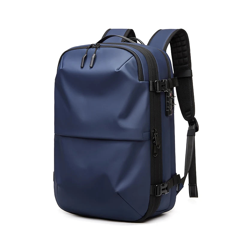 Expandable Waterproof Laptop & Vacuum Compression Travel Backpack