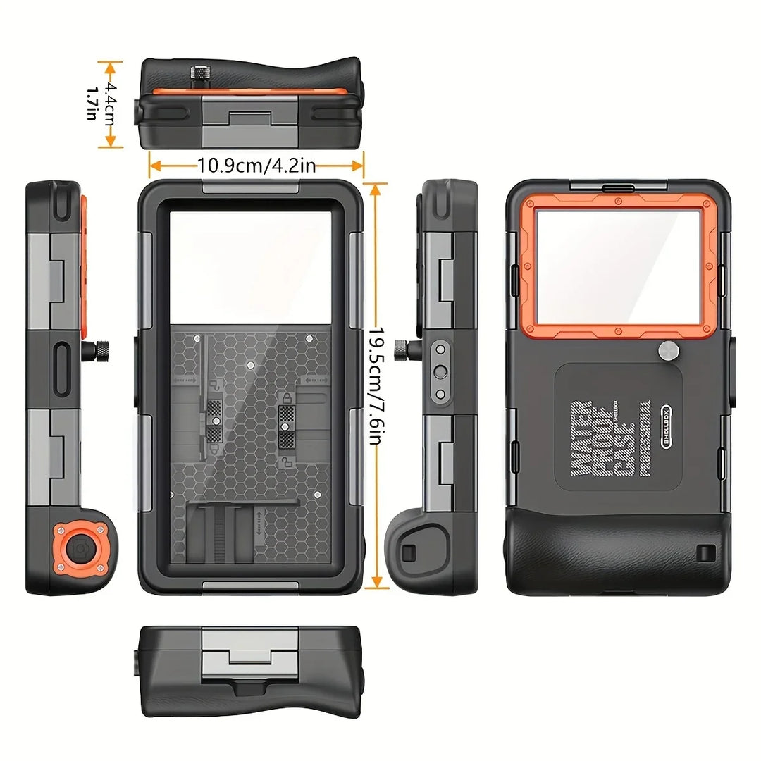 Waterproof Diving Phone Case with 15m Depth Protection & Lanyard – AquaShield