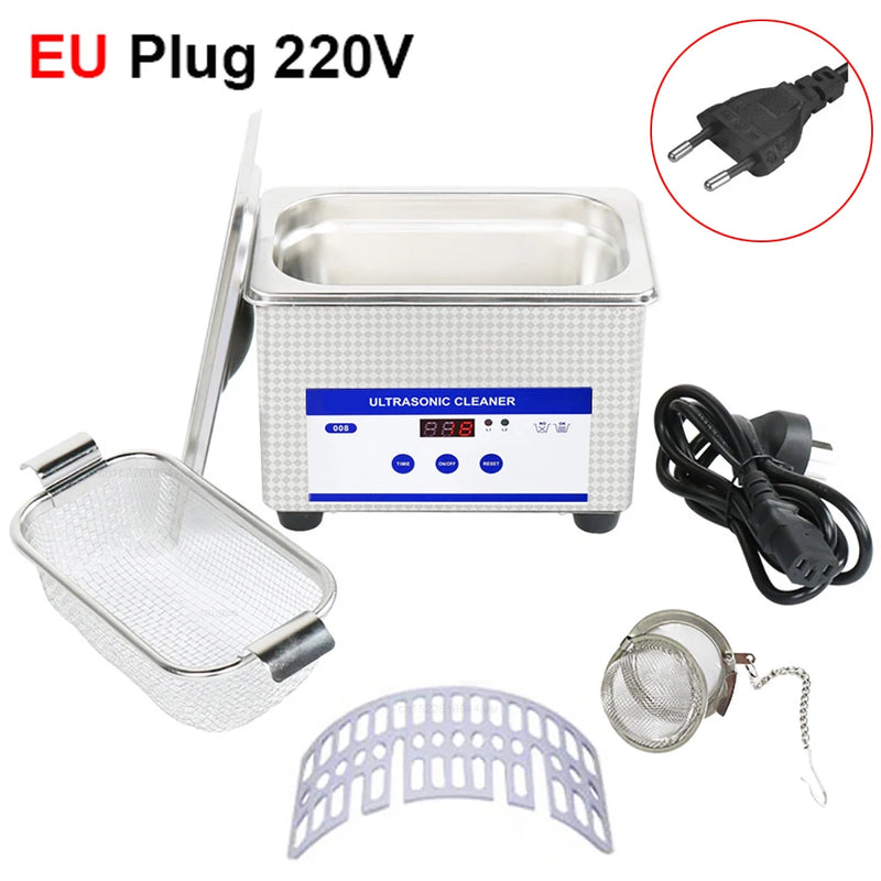 Ultrasonic Glasses Cleaner 40kHz Stainless Steel Jewellery Cleaning Machine – ClearWave