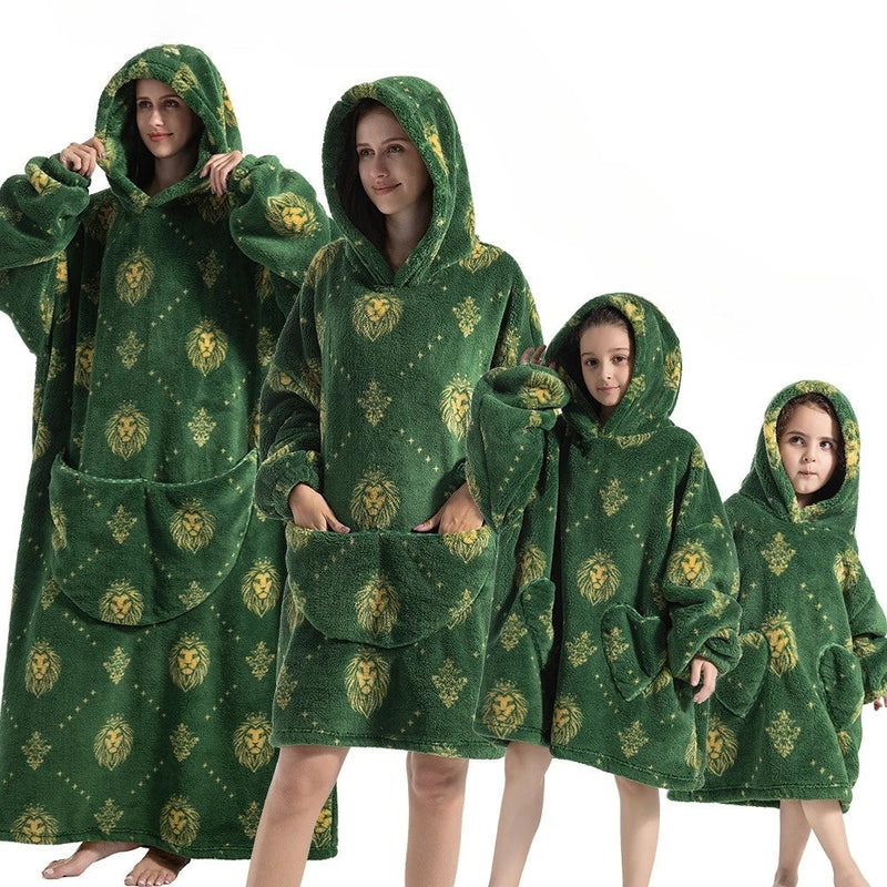 Pumpkin Hoodie Blanket for Halloween Coziness – SpookySnuggle
