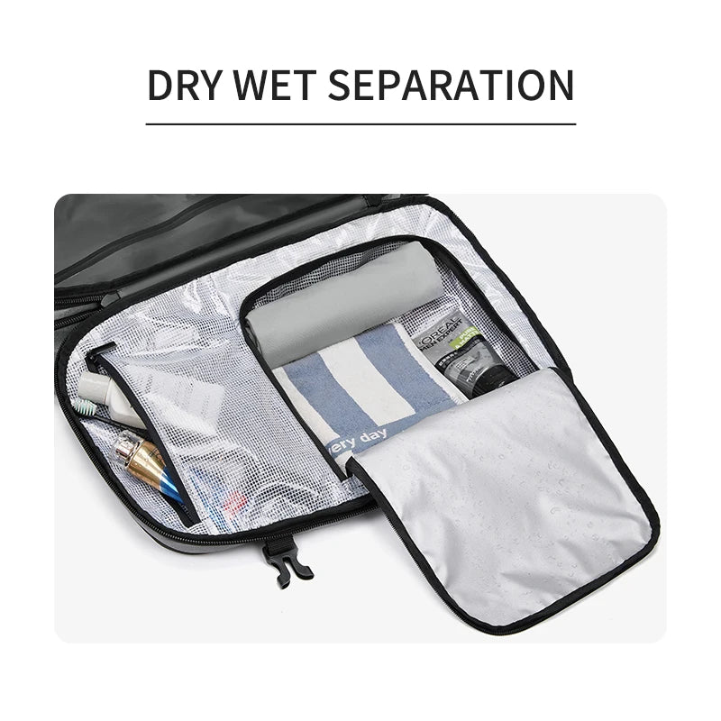 Expandable Waterproof Laptop & Vacuum Compression Travel Backpack