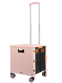 Folding Shopping Trolley with Silent Wheels – EasyCart