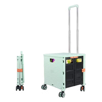 Folding Shopping Trolley with Silent Wheels – EasyCart