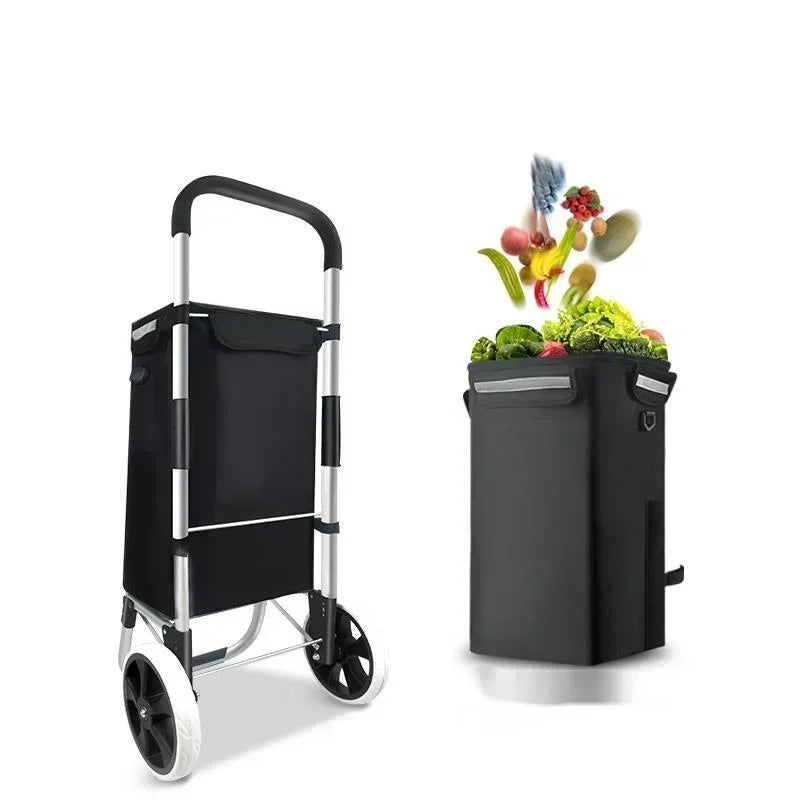 Large Capacity & Waterproof Folding Shopping Cart – Movaro