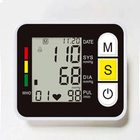 Digital Wrist Blood Pressure Monitor with LCD Display – PulseTrack