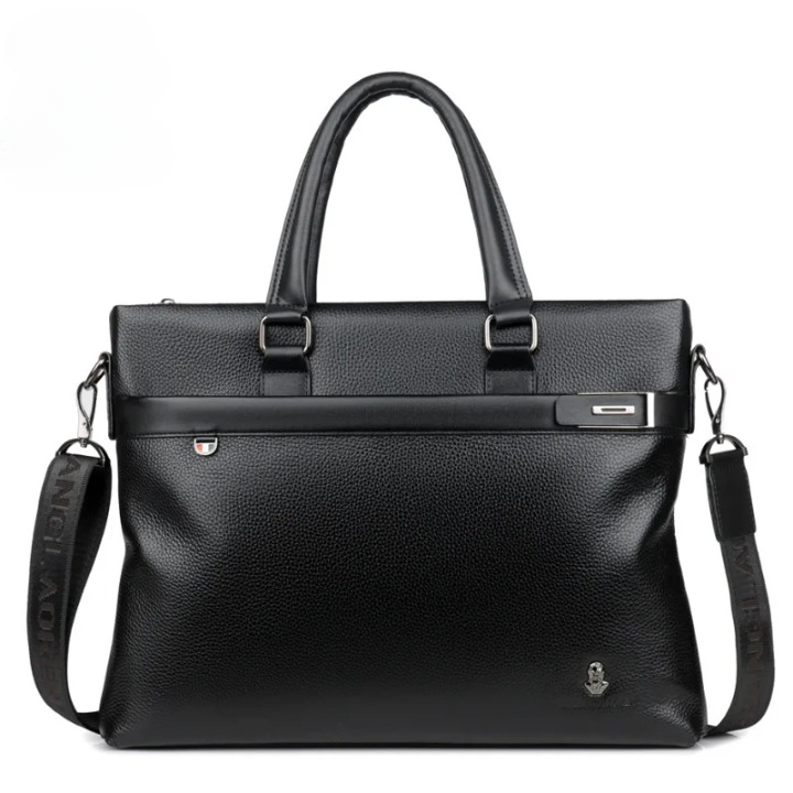 Soft PU Leather Business Laptop Shoulder Bag