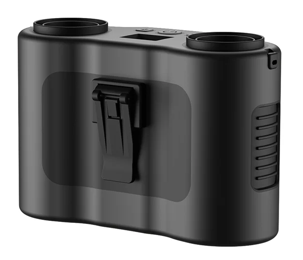 Portable Waist Clip Fan with Dual Air Outlets & 20,000mAh Battery – BreezeMate