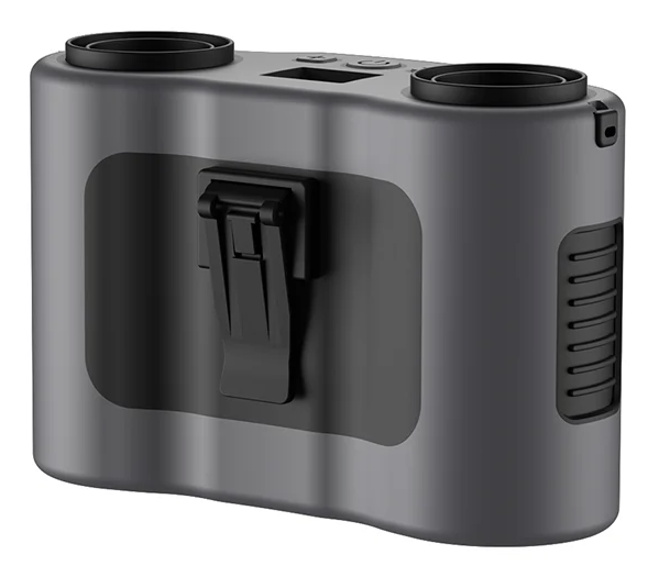 Portable Waist Clip Fan with Dual Air Outlets & 20,000mAh Battery – BreezeMate