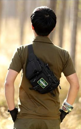 Waterproof Tactical Waist Pack with Molle System and Multi-Pockets
