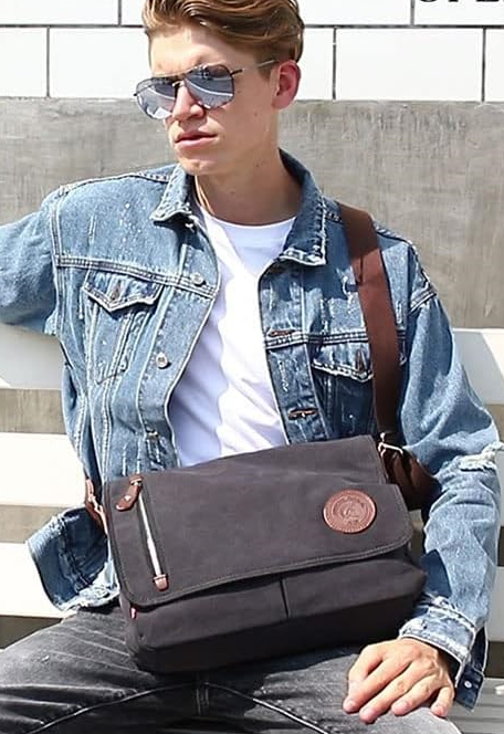 Durable Canvas Messenger Shoulder Satchel Bag – Corven