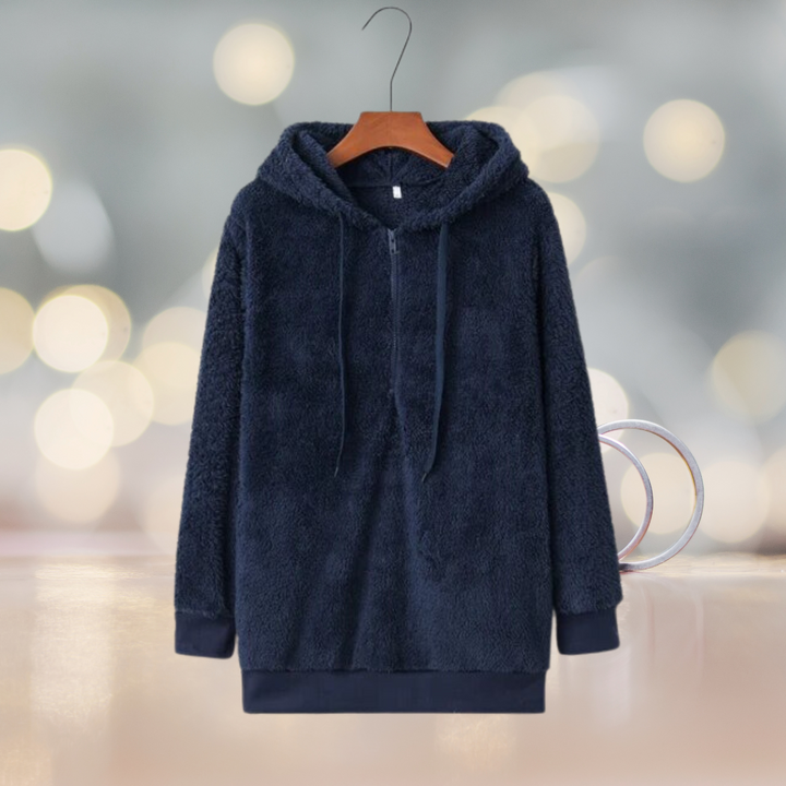 Soft ladies' hoodie jacket for autumn – Amalia