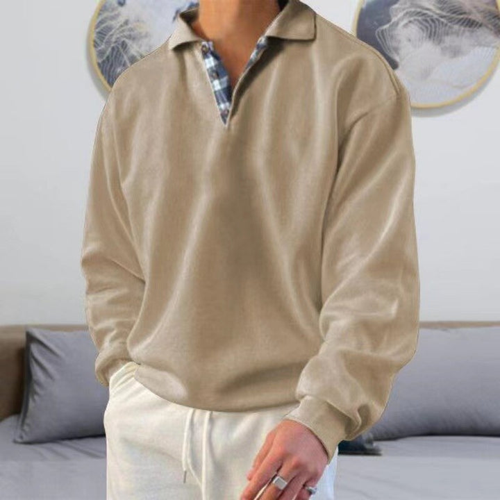 Lightweight men's summer sweater with a loose fit – Benedikt