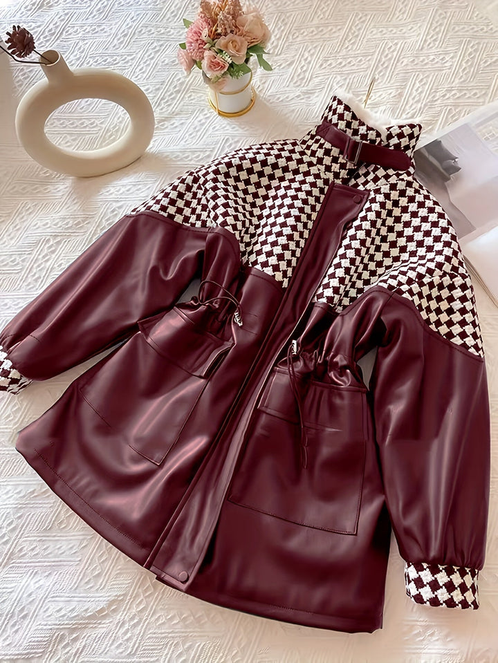 Ladies' plush jacket for autumn & winter – Maribel