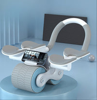 Abdominal trainer - CoreRoller Max-Grey Blue-State of Style