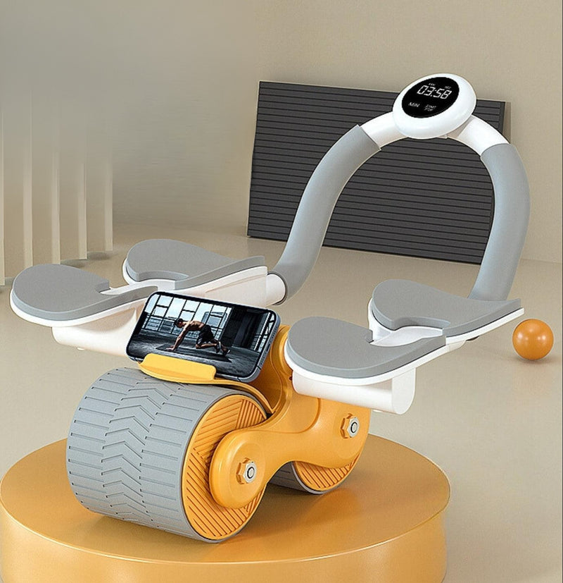 Abdominal trainer - CoreRoller Max-Orange with Timer-State of Style