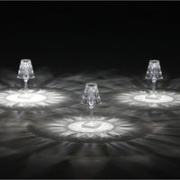 Acrylic Crystal Table Lamp - LuxeGlow-State of Style