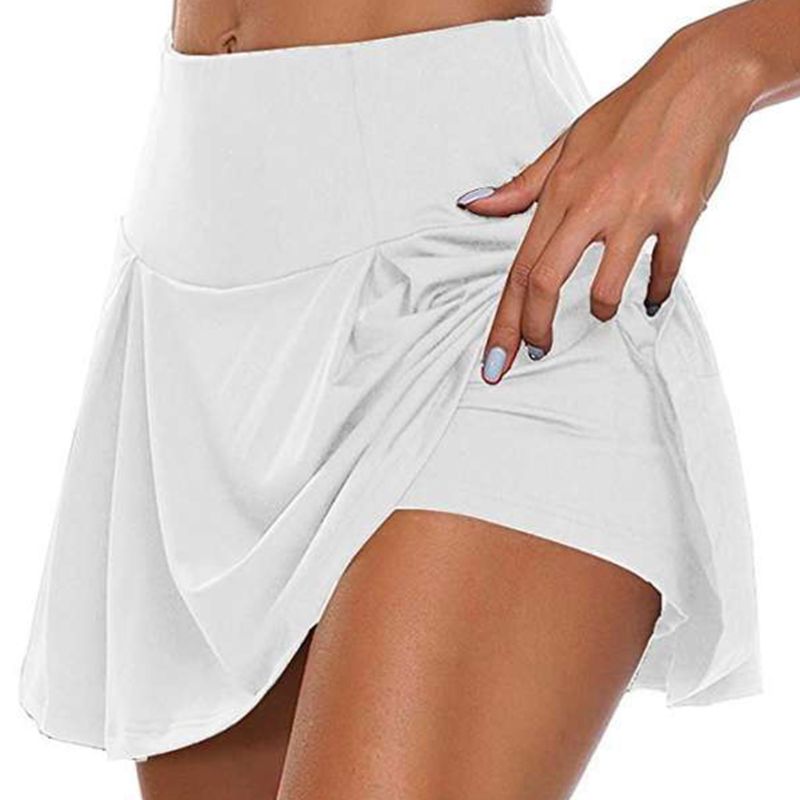 ActiveStride Skort-Leggings in Plus Size-White-2XL-State of Style