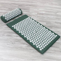 Acupressure Yoga Mat & Pillow Set – RelaxMat-Dark Green-State of Style