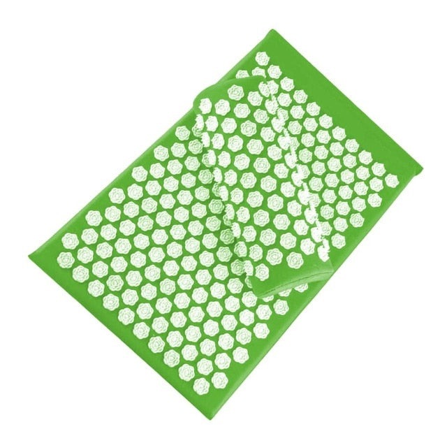 Acupressure Yoga Mat & Pillow Set – RelaxMat-Light Green-State of Style