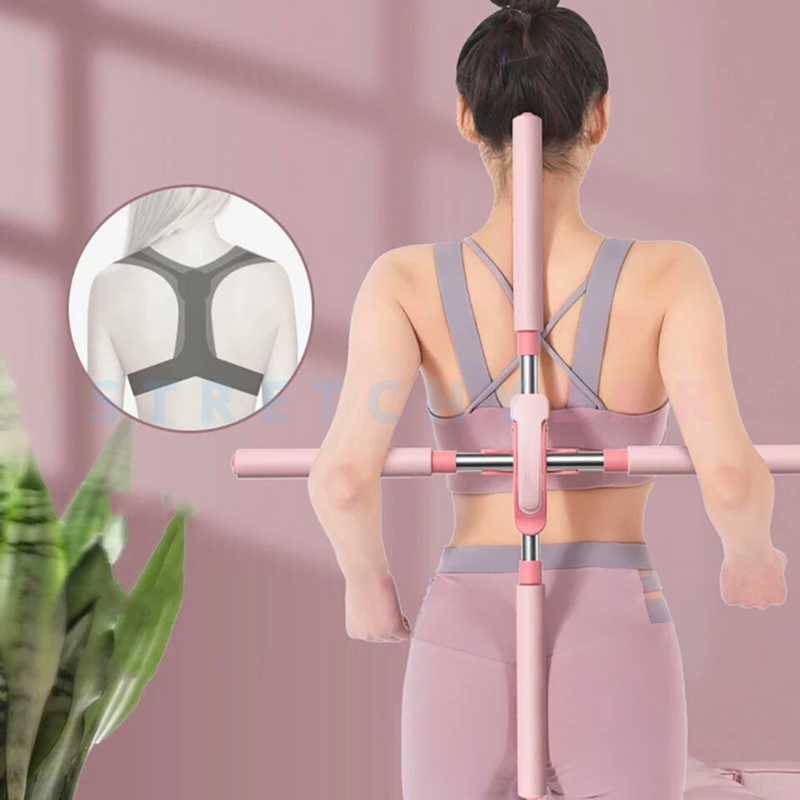 Adjustable Bar for Neck & Back Relief – FlexRelief Bar-Pink-State of Style