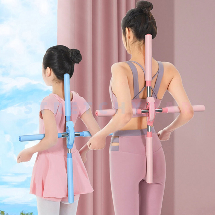 Adjustable Bar for Neck & Back Relief – FlexRelief Bar-Pink-State of Style