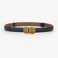 Adjustable Genuine Leather Belts for Women – Premium Waist Accessory-Black-State of Style