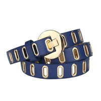 Adjustable Grunge-Punk Belt-Blue-100-State of Style