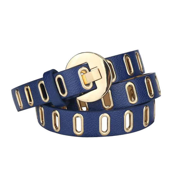 Adjustable Grunge-Punk Belt-Blue-100-State of Style