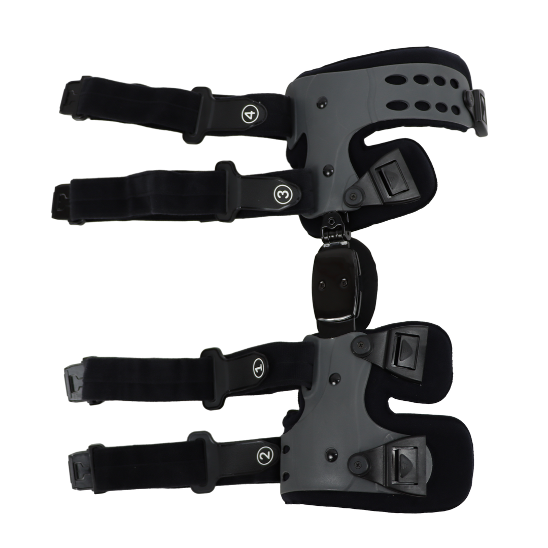 Adjustable Knee Brace – KneeEase-Black - Left Leg-State of Style