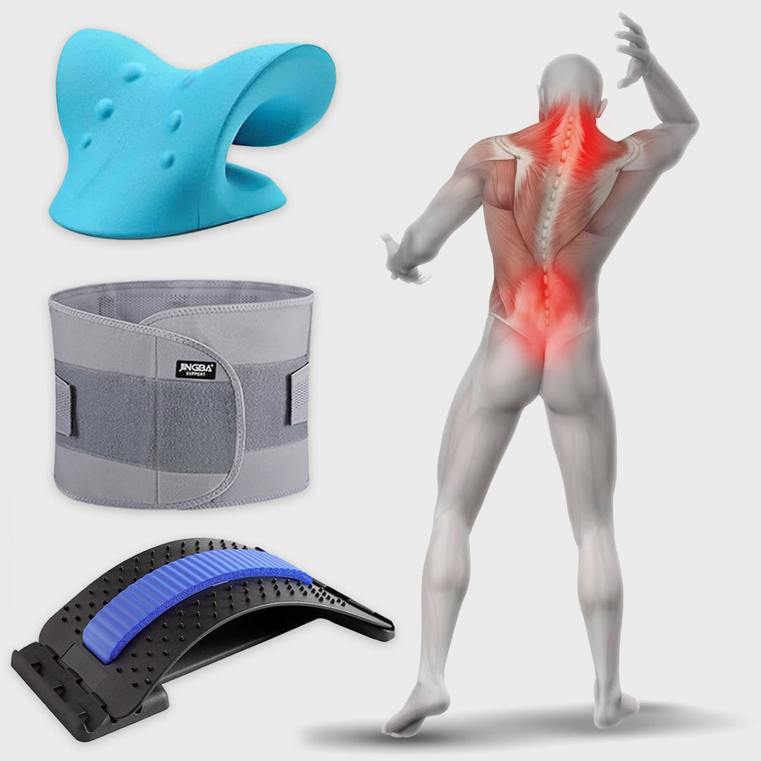 Adjustable Lumbar Support – CoreSupport-CoreSupport + Back Stretcher & Neck Support-M (95cm)-State of Style