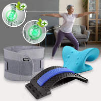 Adjustable Lumbar Support – CoreSupport-CoreSupport + Back Stretcher & Neck Support-XL (105cm-State of Style