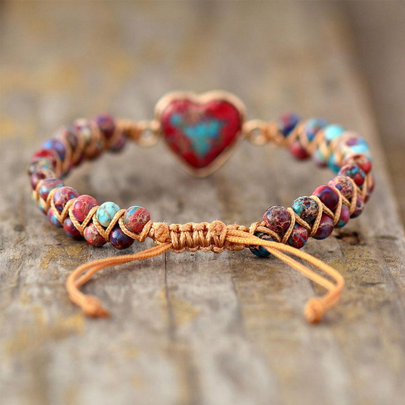 Adjustable Magical Boho Charm Bracelet-Red-State of Style
