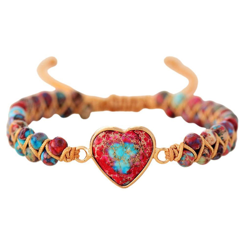 Adjustable Magical Boho Charm Bracelet-Red-State of Style