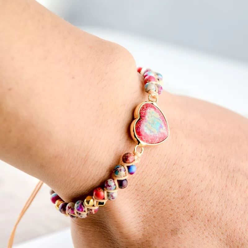 Adjustable Magical Boho Charm Bracelet-Red-State of Style