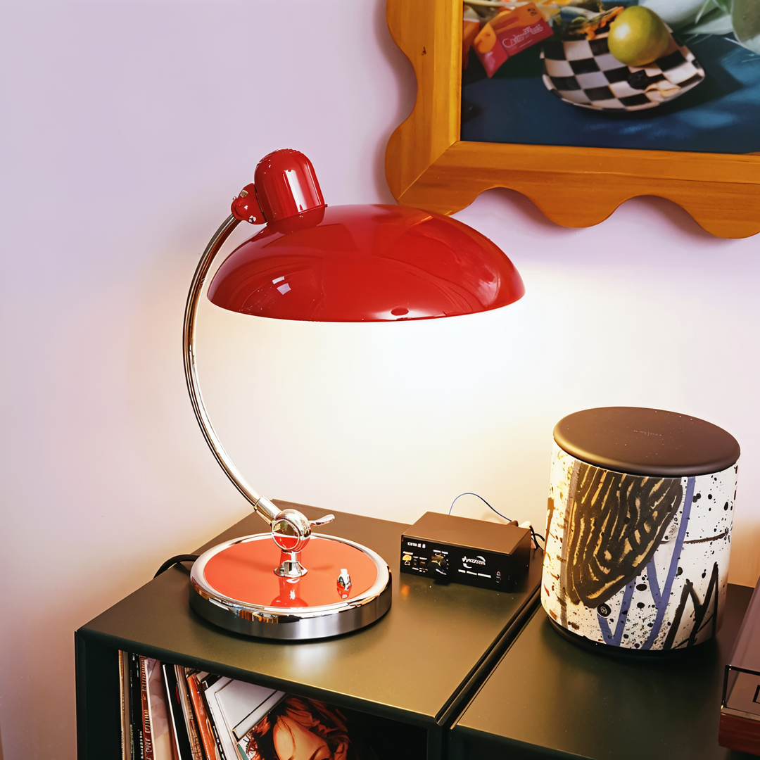 Adjustable Vintage Iron Desk Lamp – Virella-Black-State of Style