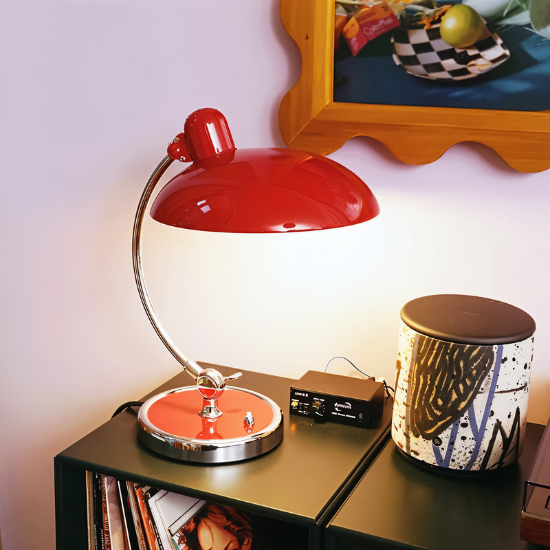Adjustable Vintage Iron Desk Lamp – Virella-Black-State of Style