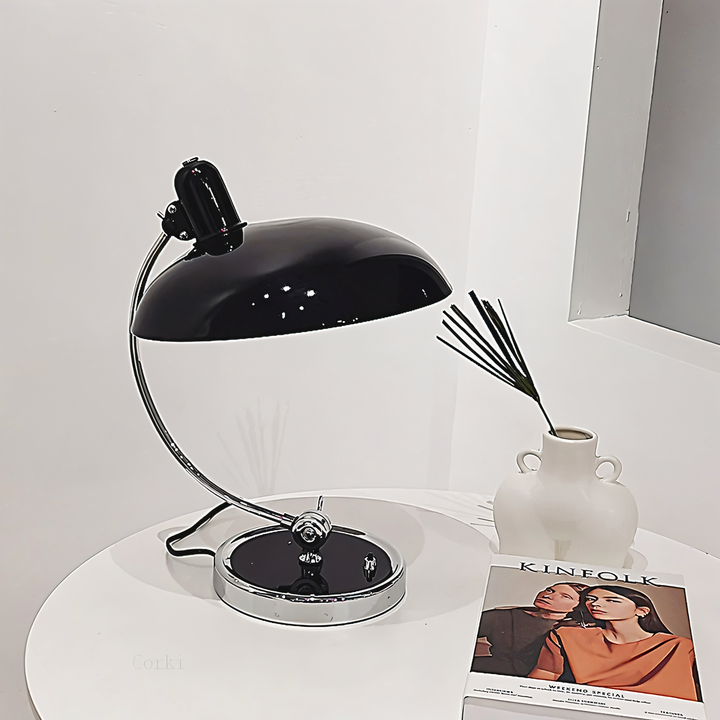 Adjustable Vintage Iron Desk Lamp – Virella-Black-State of Style