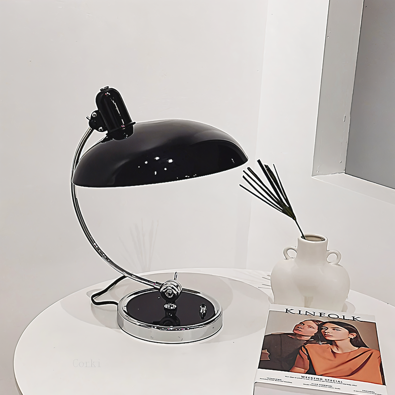 Adjustable Vintage Iron Desk Lamp – Virella-Black-State of Style