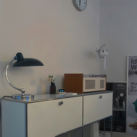 Adjustable Vintage Iron Desk Lamp – Virella-Black-State of Style