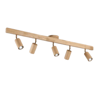 Adjustable Wooden Ceiling Spotlight - EcoLux-White Oak-1-Warm Wit-State of Style