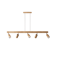 Adjustable Wooden Ceiling Spotlight - EcoLux-White Oak-1-Warm Wit-State of Style