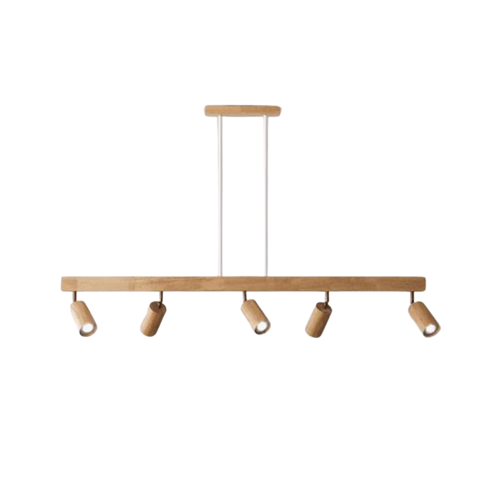 Adjustable Wooden Ceiling Spotlight - EcoLux-White Oak-1-Warm Wit-State of Style