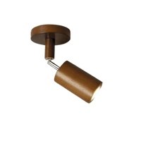 Adjustable Wooden Ceiling Spotlight - EcoLux-White Oak-1-Warm Wit-State of Style
