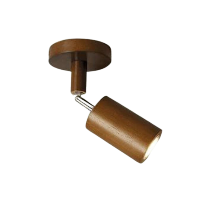 Adjustable Wooden Ceiling Spotlight - EcoLux-White Oak-1-Warm Wit-State of Style