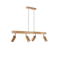 Adjustable Wooden Ceiling Spotlight - EcoLux-White Oak-1-Warm Wit-State of Style