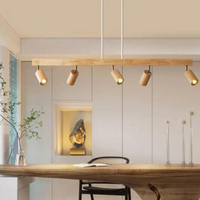 Adjustable Wooden Ceiling Spotlight - EcoLux-White Oak-1-Warm Wit-State of Style