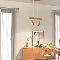 Adjustable Wooden Ceiling Spotlight - EcoLux-White Oak-1-Warm Wit-State of Style