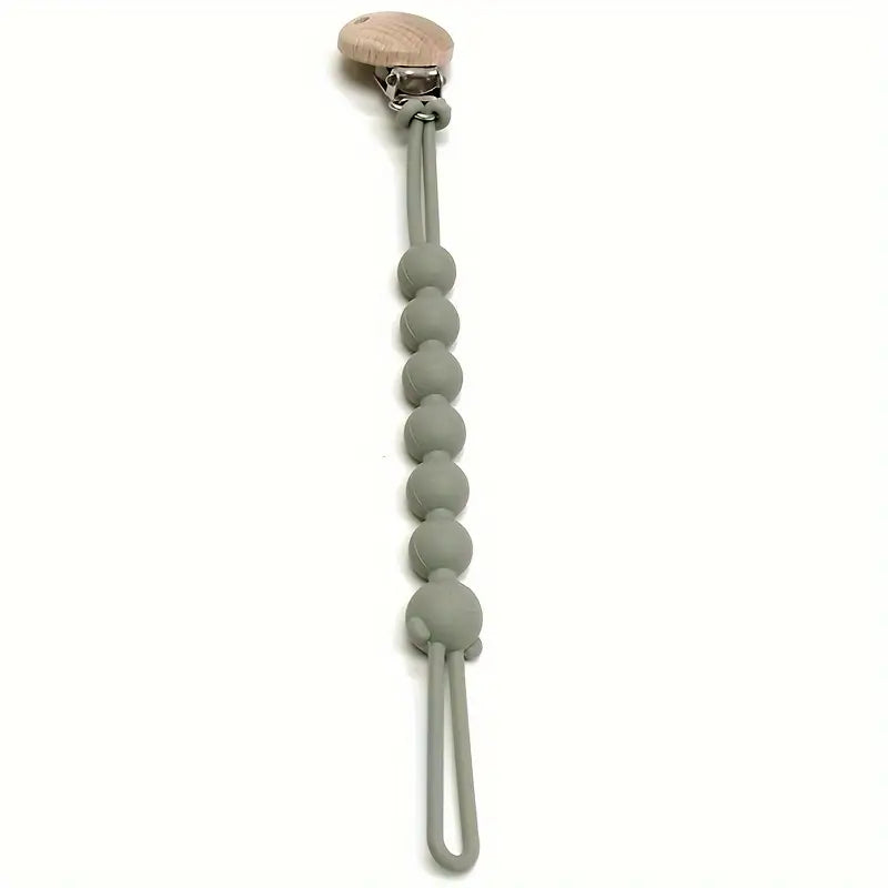 Adorable Bear Pacifier Chain - TeddyClip-Army Green-State of Style